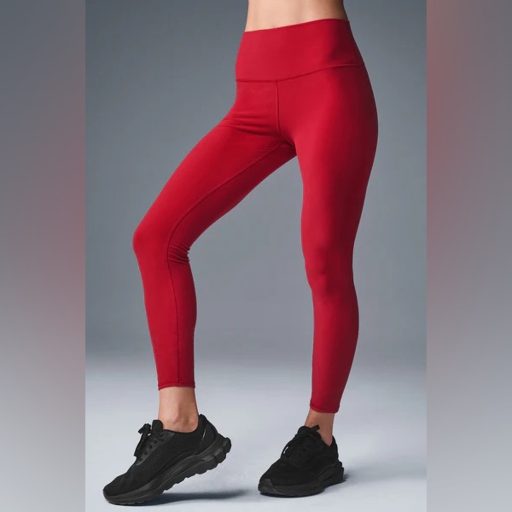 ALO Yoga Red High-Rise Leggings